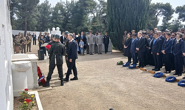 Fransız Anıtında 110. yıl törenleri düzenlendi