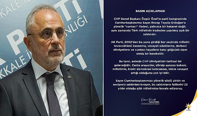 Göktürk’ten Özgür Özel’in “Cunta” benzetmesine tepki