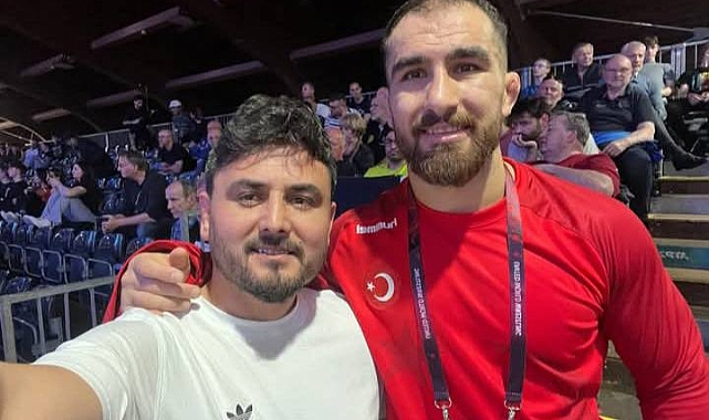 Güreşçi Feyzullah Aktürk Avrupa'da Bronz Madalya kazandı