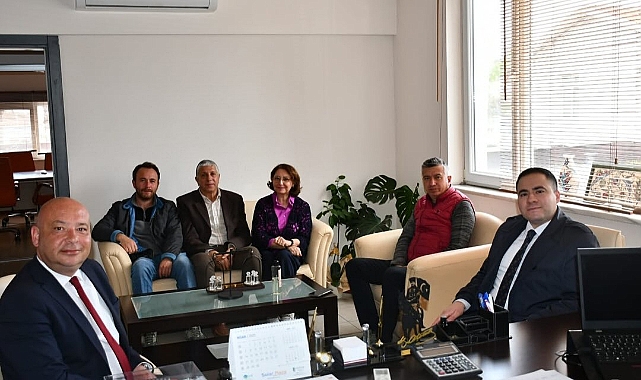 Kaymakam Kandemir'den Başkan Göztepe'ye iade-i ziyaret