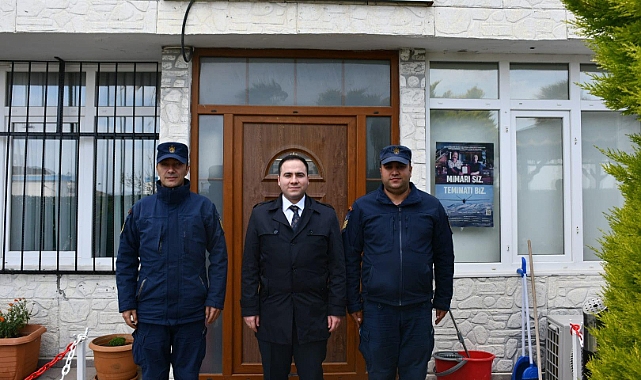 Kaymakam Kandemir'den İlçe Sahil Güvenlik Komutanlığı’na ziyaret