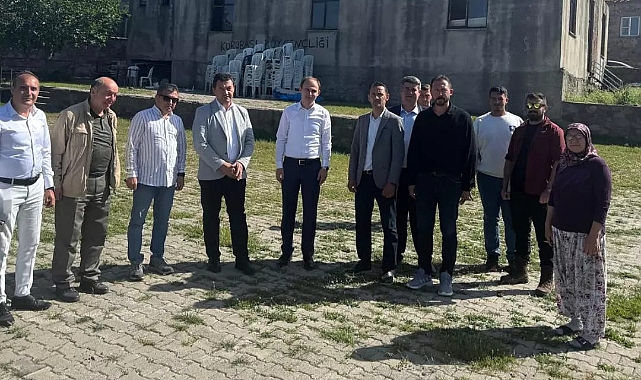 Kaymakam Salih Sak’tan Yün İşleme Tesisi ve Dokuma Atölyesi sahasında inceleme