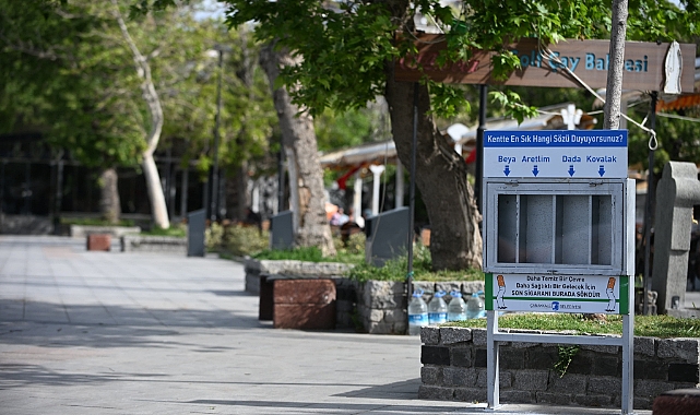 Kordon bölgesine izmarit atık üniteleri yerleştirildi
