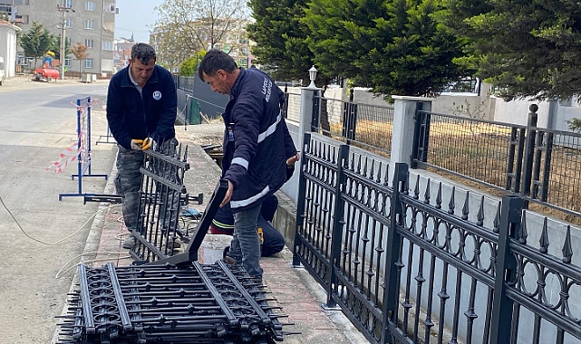 Lapseki Belediyesi'nden çevre ve altyapı çalışmaları