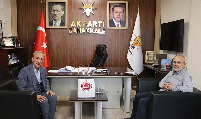 Muhtar Akgün'den İl Başkanı Göktürk’e ziyaret