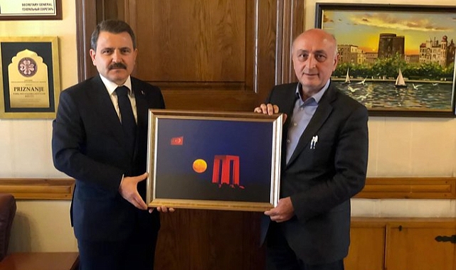 Tarihi Alan Başkanı İsmail Kaşdemir'den TDBB'ye ziyaret