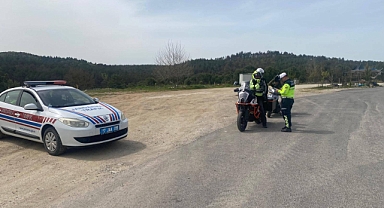 Yenice’de motosiklet sürücülerine trafik eğitimi