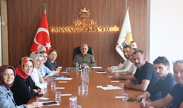Ak Parti Çanakkale İl Yönetim Kurulu Toplantısı gerçekleşti