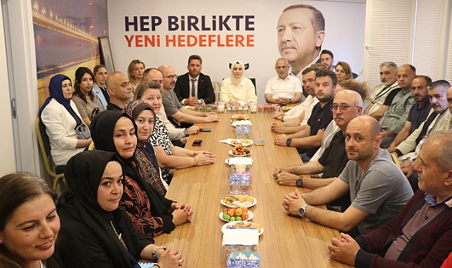 AK Parti heyetinden Lapseki teşkilatına ziyaret