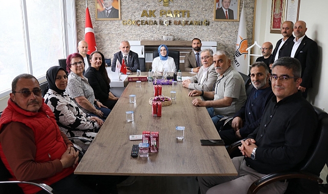 AK Parti İl Teşkilatından Gökçeada ziyareti