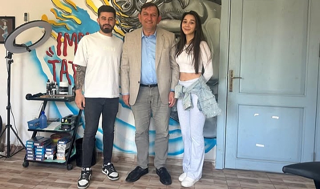 Başkan Atalay'dan İmroz Tattoo'ya ziyaret