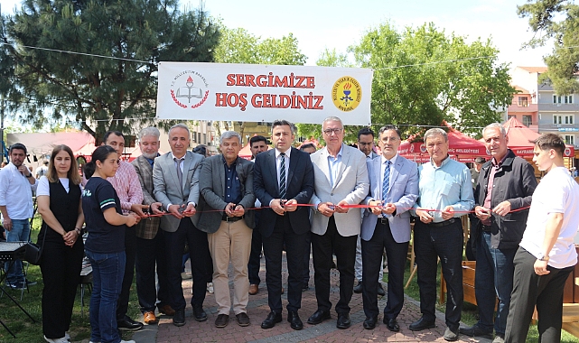 Bayramiç Mesleki ve Teknik Anadolu Lisesi’nden yıl sonu sergisi