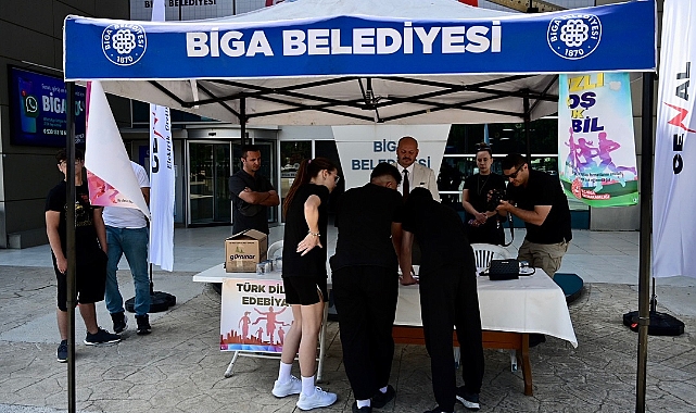 Biga'da "Hızlı Koş, Çabuk Bil" yarışması renkli görüntülere sahne oldu