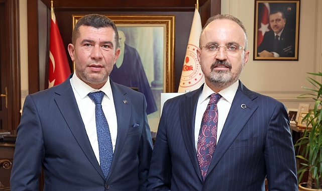 Bülent Turan, AK Parti Ezine İlçe Başkanı Doğan’ı ağırladı