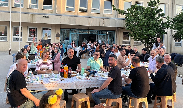 Çan 75. Yıl Murat Köse İlkokulu'nda geleneksel oğlak etkinliği
