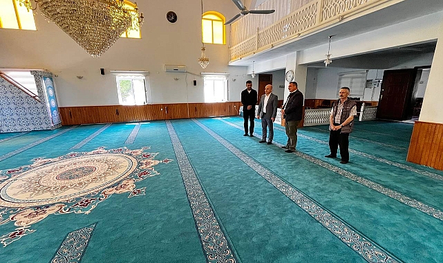 Çan Kaymakamı Dr. Emre Nebioğlu’ndan Karadağ Köyü Camii’nde inceleme
