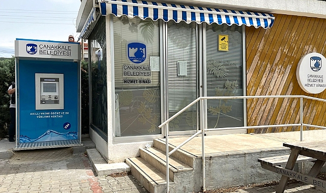 Çanakkale Belediyesi’nden yeni akıllı vezne Güzelyalı’da hizmete girdi