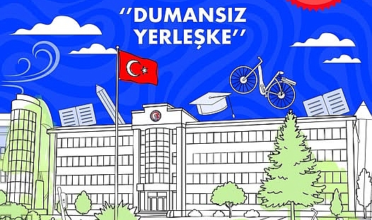 Çanakkale'de Dumansız Yerleşke afiş yarışması