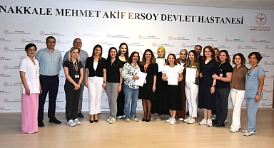 Çanakkale Devlet Hastanesi’nde acil bakım hemşireliği sertifika programı başarıyla tamamlandı