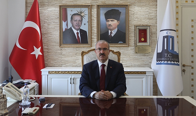 Çanakkale Valisi Doç. Dr. Ömer Toraman'ın 19 Mayıs mesajı