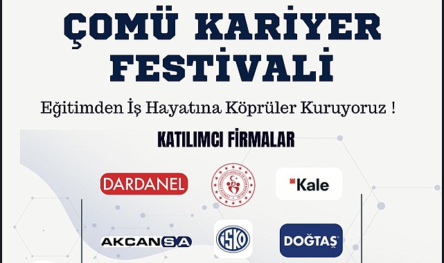 ÇOMÜ Kariyer Festivali başlıyor