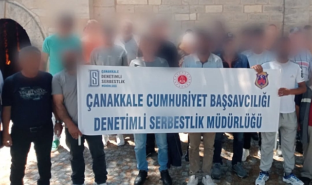 Denetimli Serbestlik Yükümlüleri Çimenlik Kalesi'nde