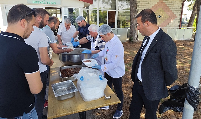 DSİ 252. Şube Müdürlüğü'nde Pilav Hayrı etkinliği düzenlendi