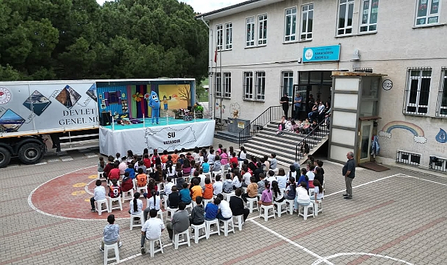 DSİ Tanıtım Tırı Çanakkaleli Miniklerle Buluştu