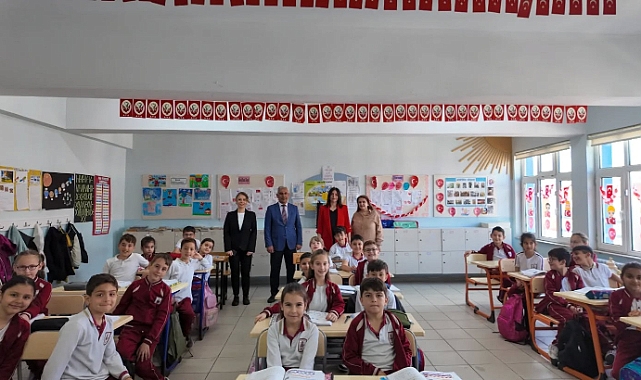 İl Millî Eğitim Müdürü Mine Hayta, Barbaros Hayrettin Paşa İlkokulu’nu ziyaret etti