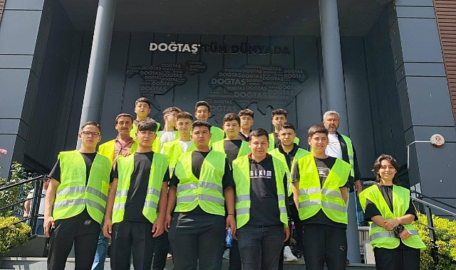 Kalkım Çok Programlı Anadolu Lisesi öğrencilerinden DOĞTAŞ’a teknik gezi