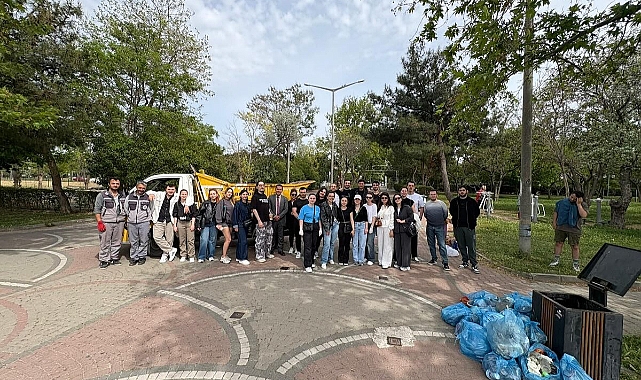 Kepez'de sahil temizlendi