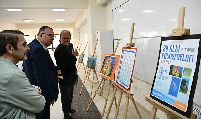 Kepez’de “Su Altı Fotoğrafları Sergisi” Sanatseverlerle Buluştu