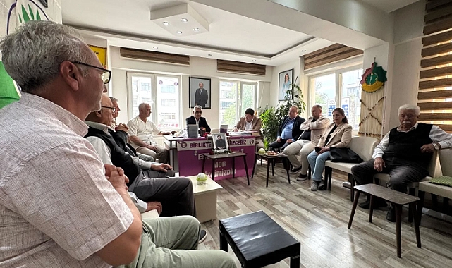 Milletvekili Güneşhan ve Başkan Erkek'ten DEM Parti'ye taziye ziyareti