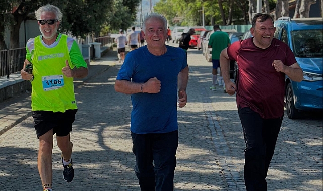 Milletvekili İsmet Güneşhan Gökçeada Ultra Trail'de koştu