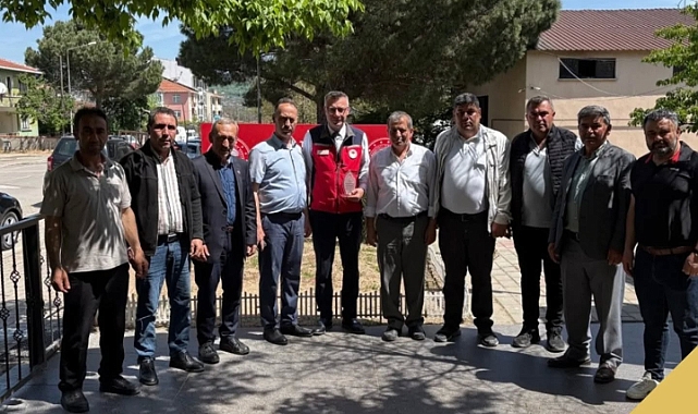 Muhtarlardan İlçe Tarım Müdürlüğü’ne teşekkür plaketi