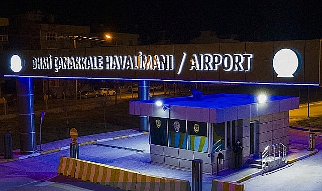 Nisan Ayında Çanakkale Havalimanı 13.500 Yolcuya Hizmet Verdi