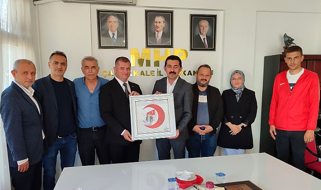 Türk Kızılay’dan MHP Çanakkale İl Başkanlığı’na Ziyaret