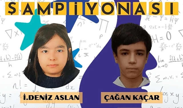 Ulusal Matematik Şampiyonası'nda Çanakkale BİLSEM'den çifte başarı