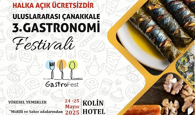 Uluslararası Çanakkale 3. Gastronomi Festivali başlıyor