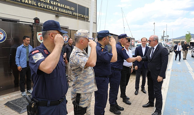 Vali Toraman’dan Ayvacık’ta güvenlik birimlerine ve vatandaşa ziyaret