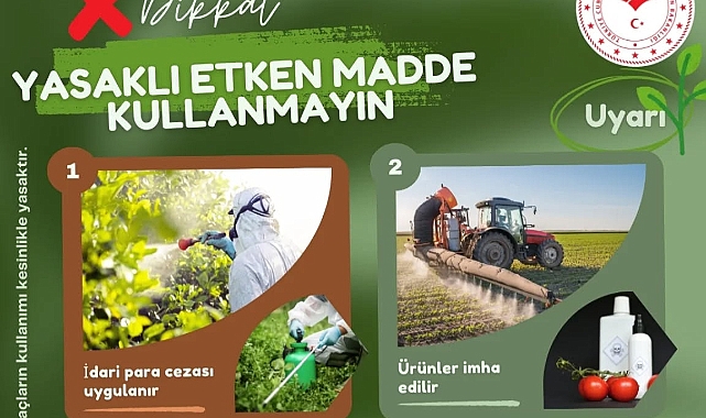 Yasaklı etken madde kullanımına dikkat!