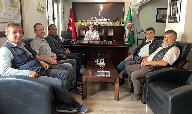 Yetkililerden Bayramiç Ziraat Odası'na ziyaret