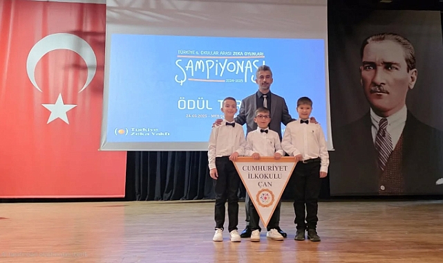 Zekâ oyunlarında Türkiye Birinciliği Çan’a geldi!