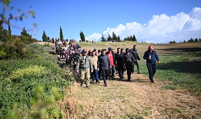 Zığındere Harp Yolu’nda Şehitlere Saygı Yürüyüşü gerçekleştirildi