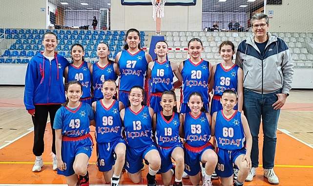 Zirvenin adı İÇDAŞSPOR: U12 Kız Basketbol Takımı namağlup şampiyon oldu