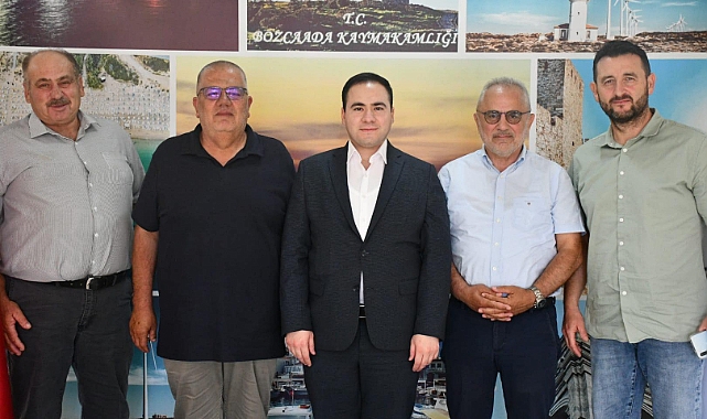 AK Parti Çanakkale İl Başkanı Göktürk’ten Bozcaada Kaymakamı Kandemir’e Ziyaret