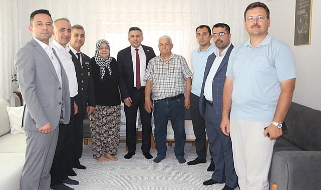 Bayramiç Kaymakamı Emrah Bütün’den Şehit Yakınları ve Gazilere Bayram Ziyareti
