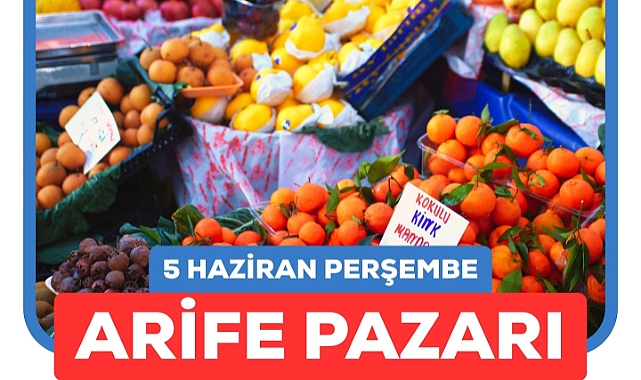 Biga'da Arife Pazarı kuruluyor