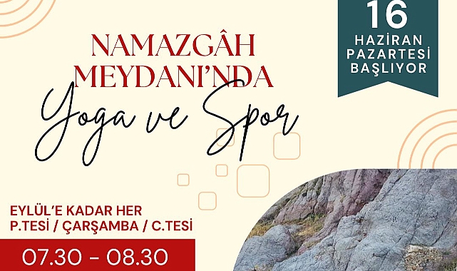 Bozcaada'da yoga ve spor etkinlikleri başlıyor