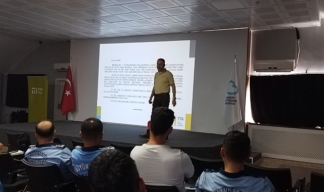 Bozcaada Zabıtaları Balıkesir’de eğitimde